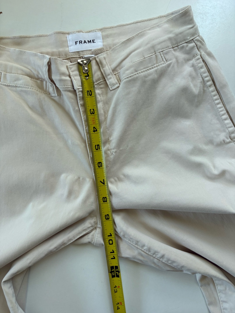 Frame Cream Khakis Wide Leg 26 - Picture 2 of 12